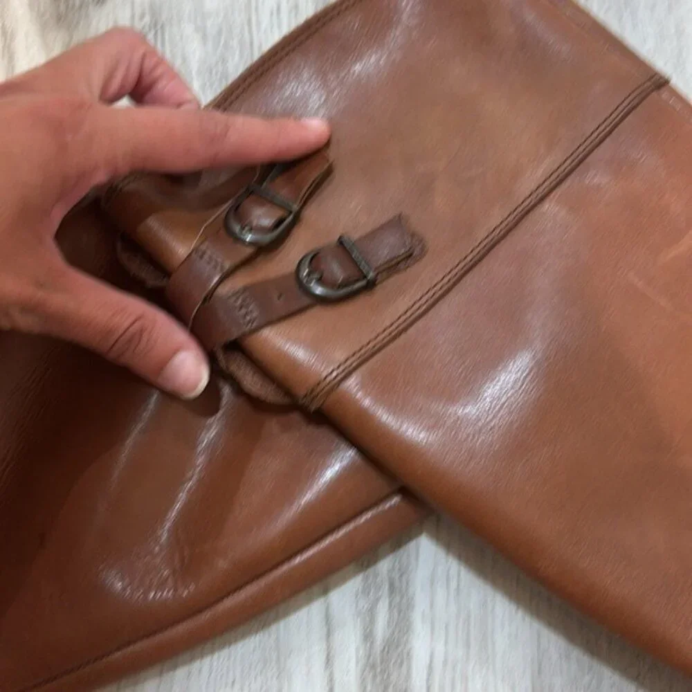 Vince Camuto Keaton Chestnut Riding Boots 5.5